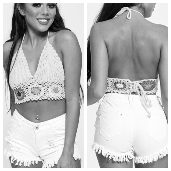 NWT LF ๐ BOHO BABE CROCHET HALTER | FESTIVAL - Picture 8 of 8